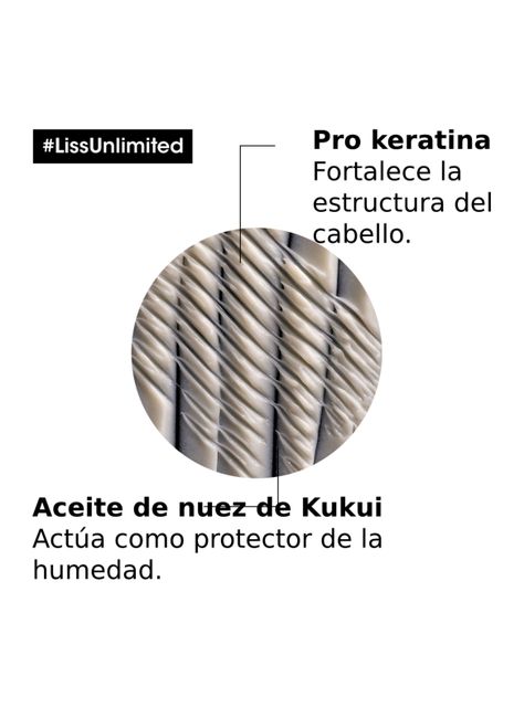 Máscara Anti-Frizz Cabello Liso Liss Unlimited 250 ml-2