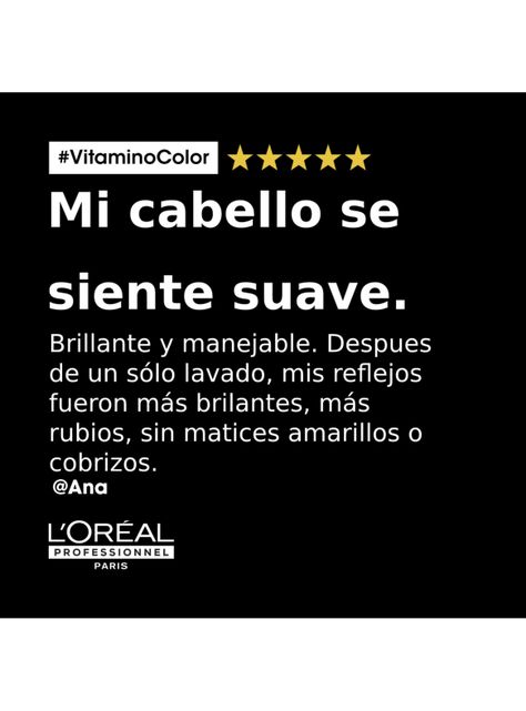 Shampoo L'Oréal Professionnel Cuidado del Color Vitamino Color Serie Expert 500 ml-4