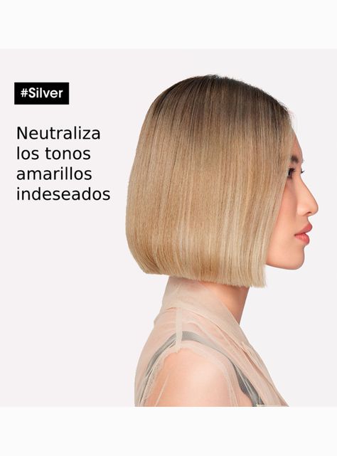 Shampoo Matizador Cabellos Rubios-Grises Silver Serie Expert 500 ml-2