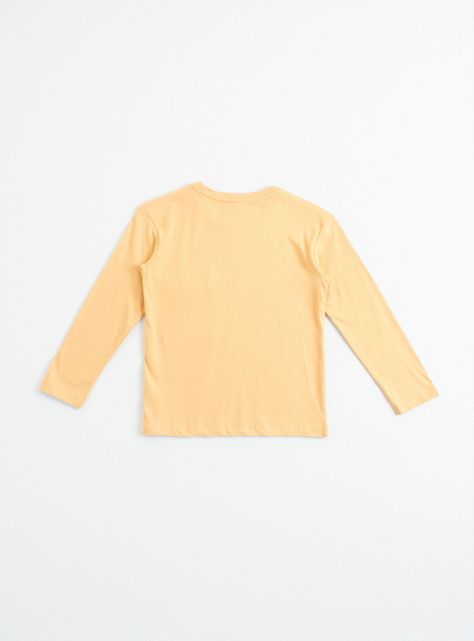 Polera Lisa Bolsillo Manga Larga Niño-2