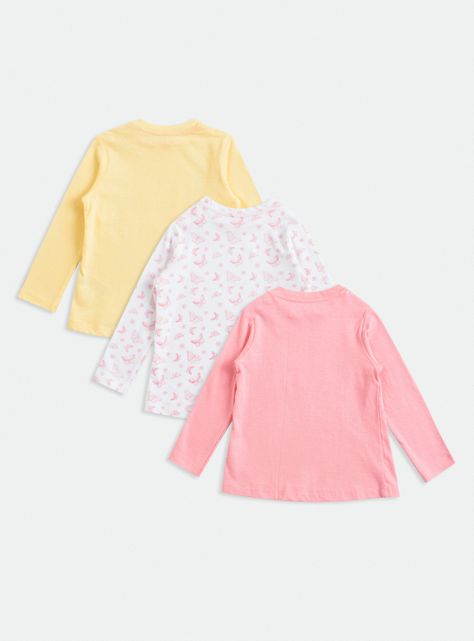 Tripack Polera Manga Larga Niña-1