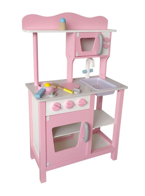 Centro Gamepower de Juegos Cocina Rosa con Accesorios-0
