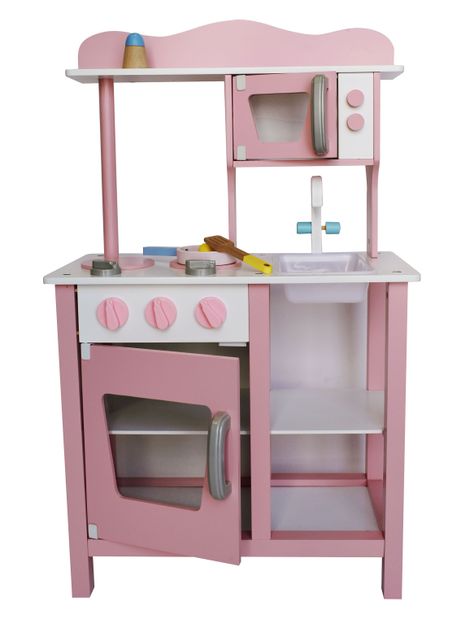 Centro Gamepower de Juegos Cocina Rosa con Accesorios-1