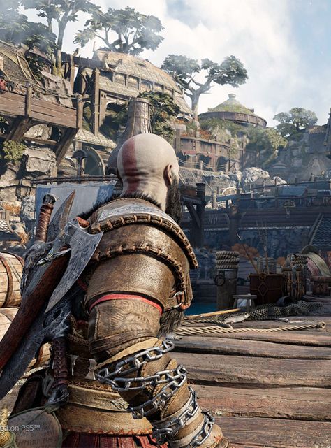 Consola PS4 1TB con Disco + Juego God of War Ragnarok-4