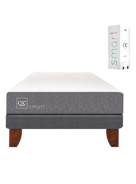Cama Europea Smart 1.5 Plazas Long-0