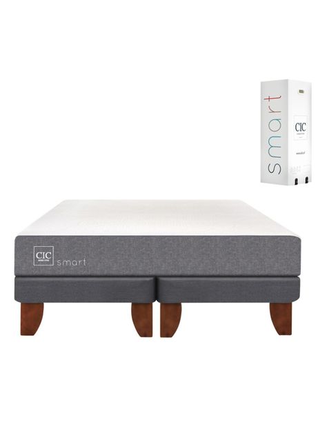 Cama Europea Smart 2 Plazas Base Dividida-1