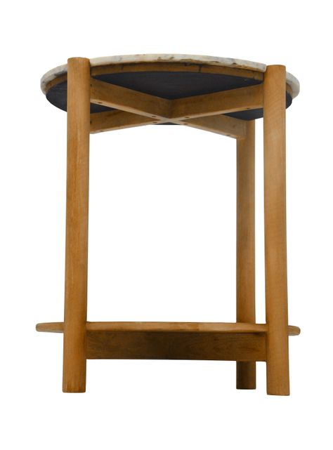 Mesa Lateral Tirana Mármol 60 cm-1