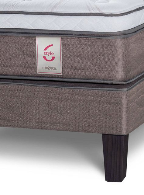 Cama Europea Style 6 2 Plazas + Respaldo Rachel-2