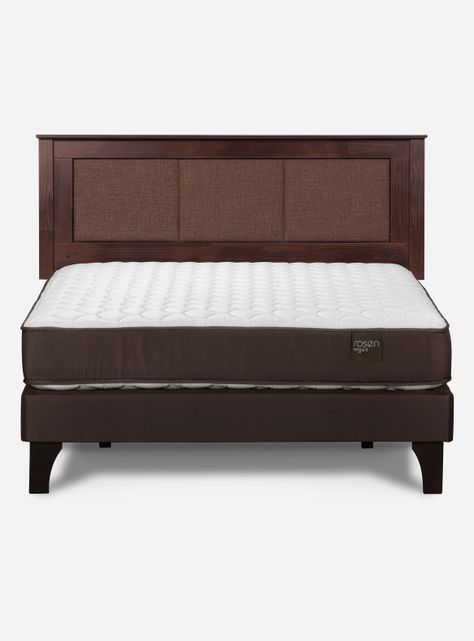 Cama Europea Ergo T 2 Plazas x200 cm + Respaldo Rachel-0