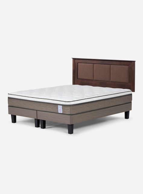 Cama Europea Style 6 King + Respaldo Rachel-0