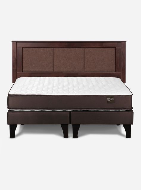 Cama Europea Ergo T King + Respaldo Rachel-1