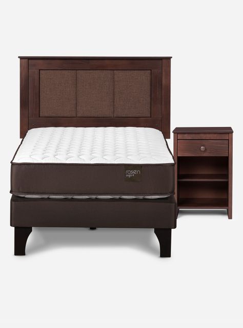 Cama Europea Ergo T 1.5 Plazas + Set Rachel-1