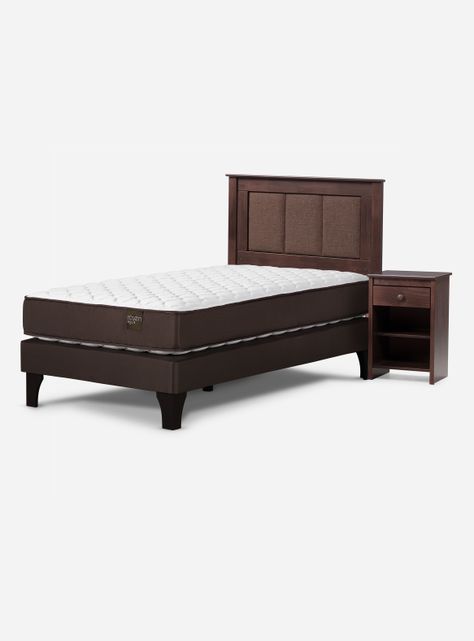 Cama Europea Ergo T 1.5 Plazas + Set Rachel-0