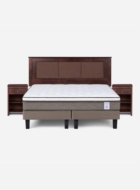 Cama Europea Style 6 King + Set de Muebles Rachel-1