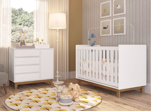 Cómoda de Madera Harmony Blanca-2