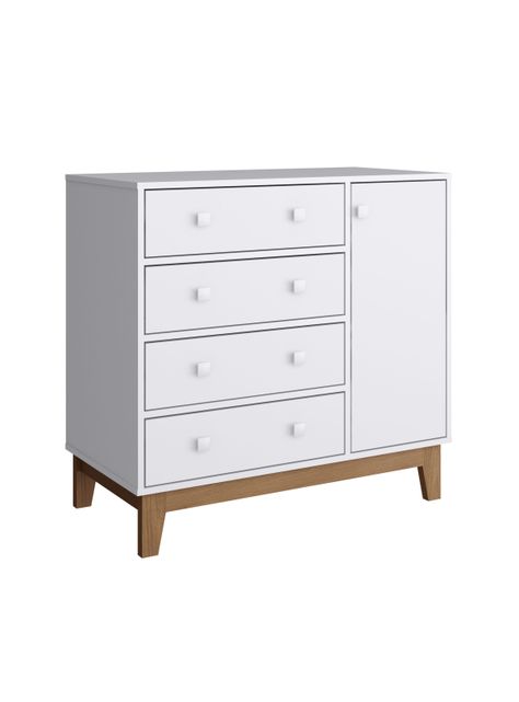 Cómoda de Madera Harmony Blanca-1