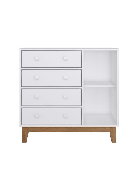 Cómoda de Madera Harmony Blanca-0