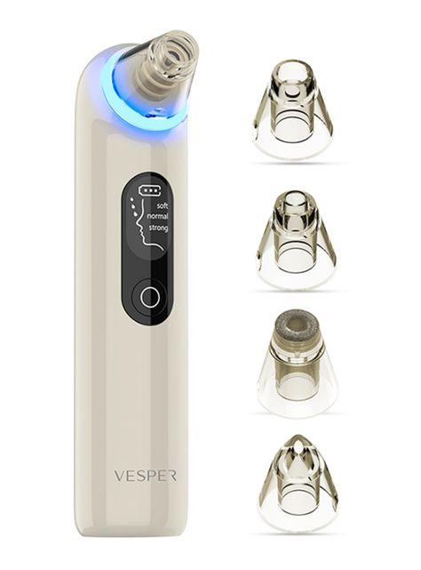 Removedor Puntos Negros Luz Azul + Cepillo Limpieza Facial-1