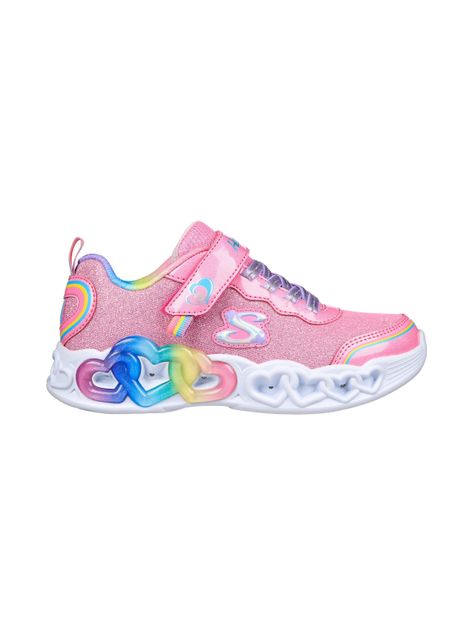 Zapatilla Urbana Print Infinite Heart Lights Niña-0