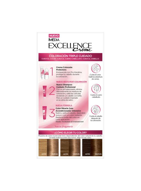 Tintura Excellence Cabello Creme 7 Rubio-5