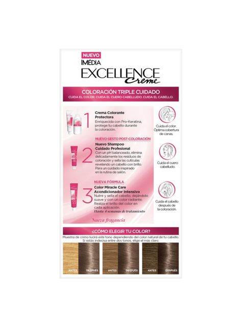 Tintura Excellence Cabello Creme 7.11 Rubio Ceniza Profundo-5