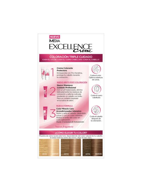 Tintura Excellence Cabello Creme 9 Rubio Muy Claro-5