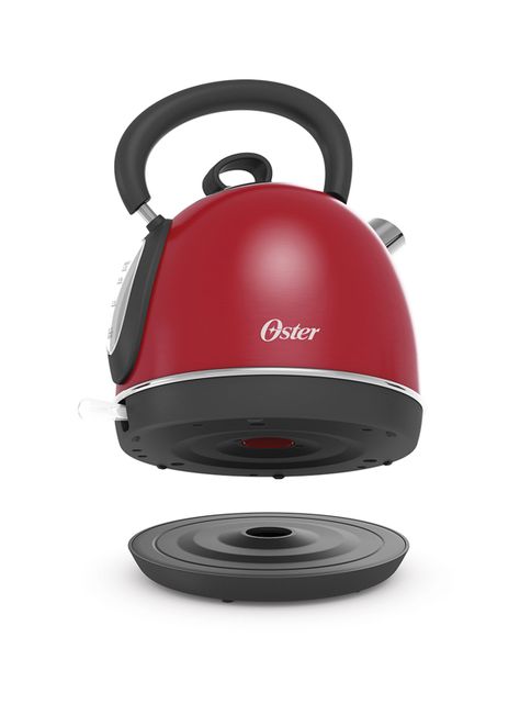 Hervidor Eléctrico Estilo Tetera Rojo BVSTKED388R-2