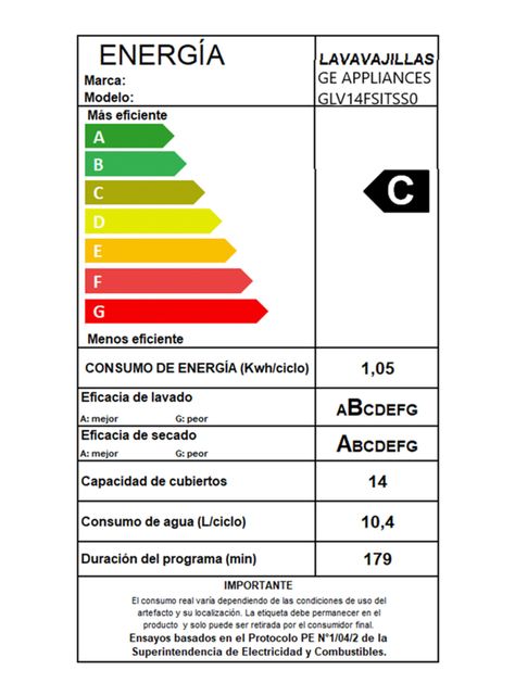 Lavavajillas 14 Cubiertos GLV14FSITSS0-6