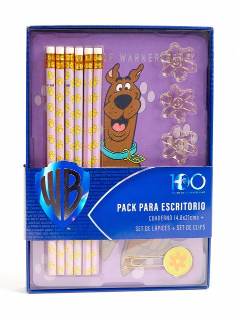 Set de Accesorios Cuaderno, Clip y Lapices Warner Bros.-0