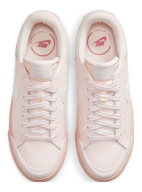 Zapatilla Urbana Pink  Court Legacy Lift Mujer-2