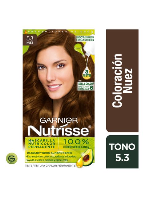 Tintura Garnier Nutrisse Cabello 53 Nuez-1