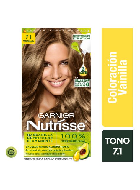 Tintura Garnier Nutrisse Cabello 71 Vainilla-1
