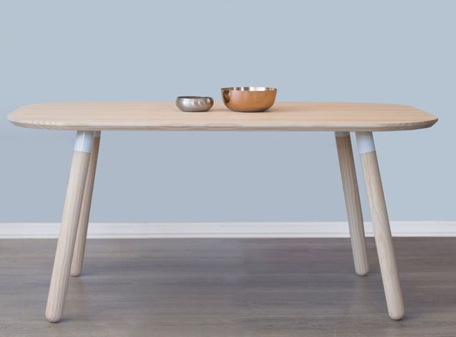 Mesa Medular de Comedor Ovalada Canelo 6 personas-3