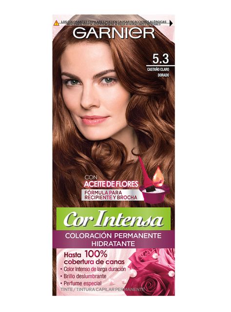 Tintura Cor Intensa Intensa 5.3 Castaño Claro Dorado Garnier Nutrisse-0