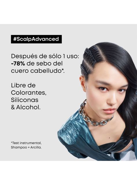 Máscara 2 en 1 Limpieza Profunda Cabello Graso Scalp Advanced 250ml-3