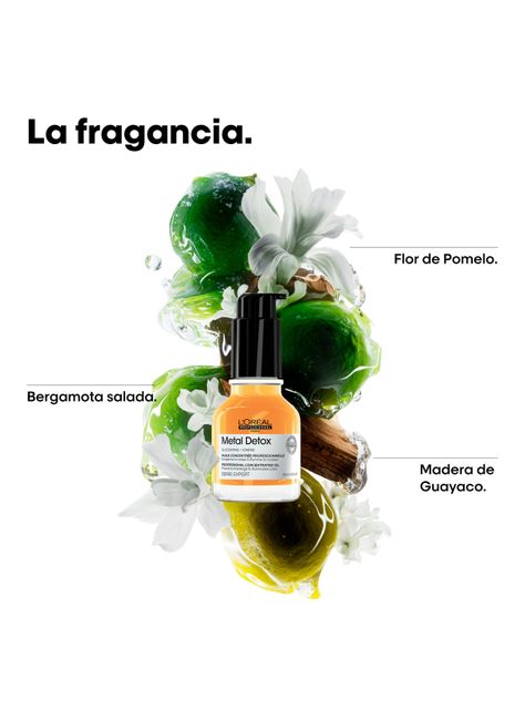 Aceite Metal Detox concentrado para evitar el quiebre y mantener el color del cabello 50ml-3