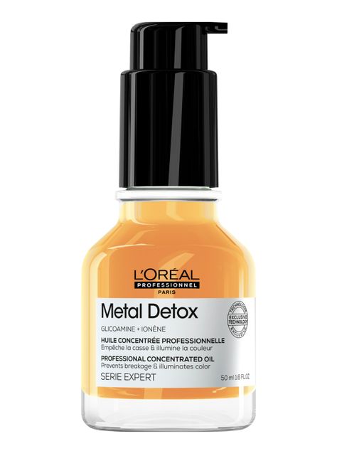 Aceite Metal Detox concentrado para evitar el quiebre y mantener el color del cabello 50ml-0