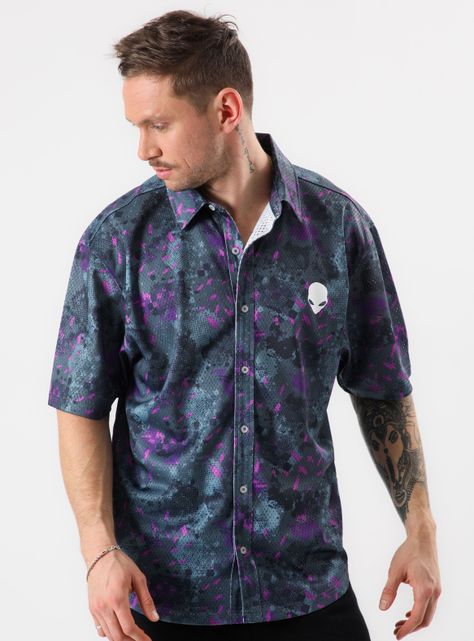 Camisa Manga Corta Mesh Full Print Colores-0