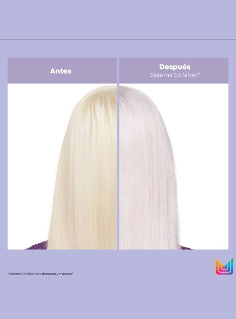 Máscara Matizadora Violeta Cabello Rubio y Gris con Color So Silver 200ml-3