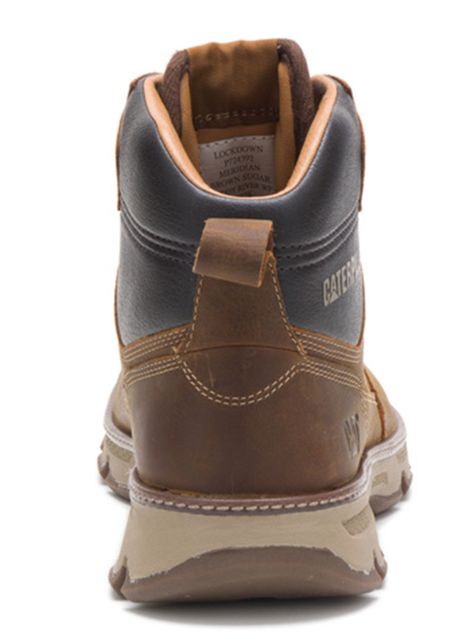 Botín Cuero Meridian Wp Brown Sugar Hombre-2