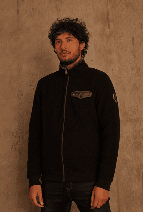 Polar Full Zipper Colores Contraste-4