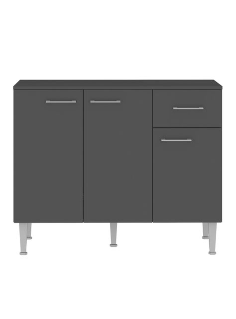 Mueble Base Evandro 3 Puertas 1 Cajón-0
