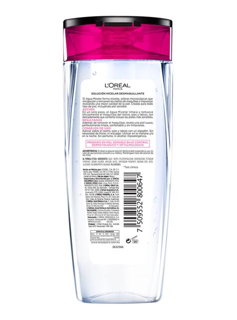 Agua Dermo Expertise L'Oréal Paris Micelar Maquillaje Hidra-Total 5 400 ml-2