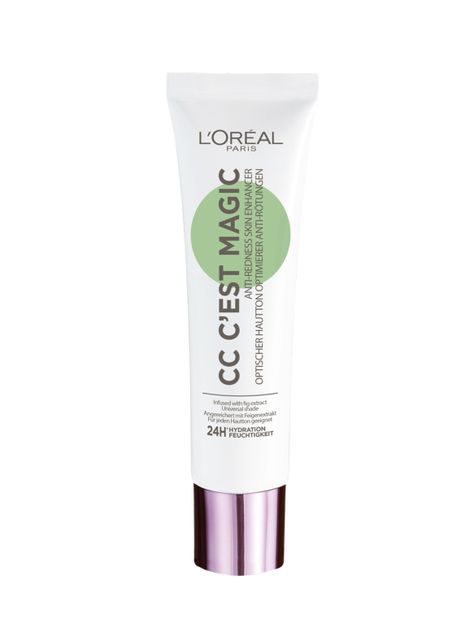 Base L'Oréal Maquillaje CC C'est Magic Antiredness Green-0