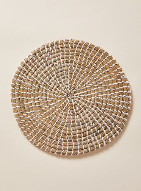 Pack 6 Individuales Natural Blanco 35 cm-1