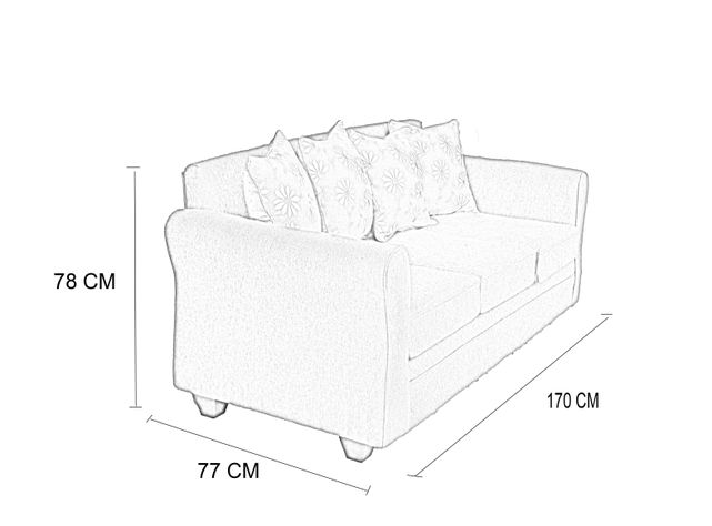 Juego Living Olimpo Sofá 3C + Sofá 2C + Sillón 1C-4