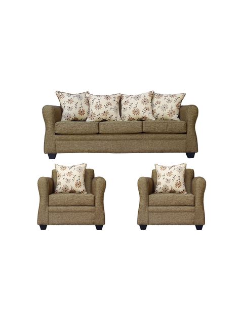 Juego Living Olimpo Sofá 3C + 2 Sillones 1C-0