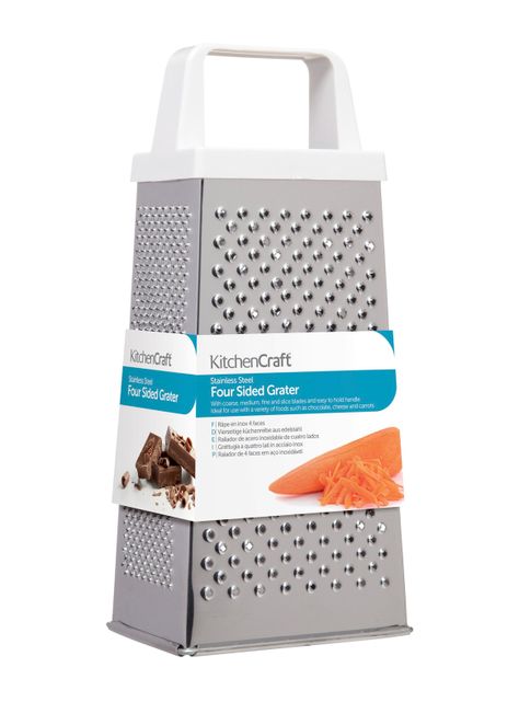 Rallador Kitchen Craft 4 Lados Inox-0