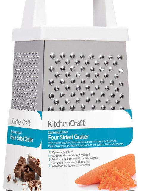 Rallador Kitchen Craft 4 Lados Inox-1