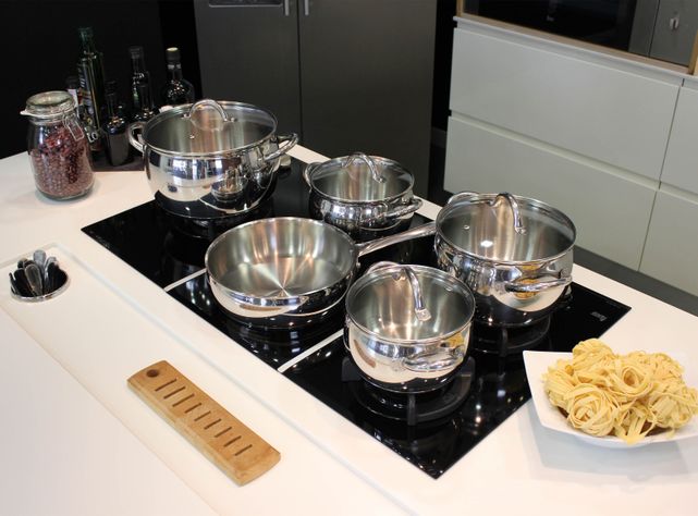 Batería de Cocina Kuchen Acero Inoxidable 9 Piezas-1